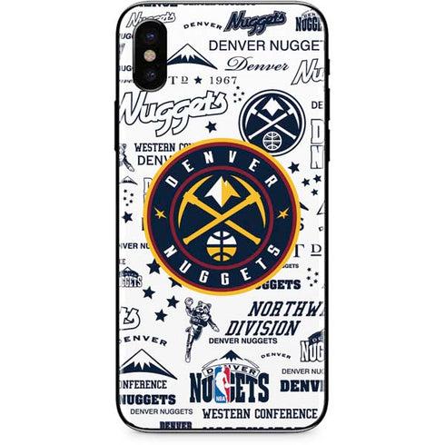 NBA Denver Nuggets Historic Blast iPhone XS Skin