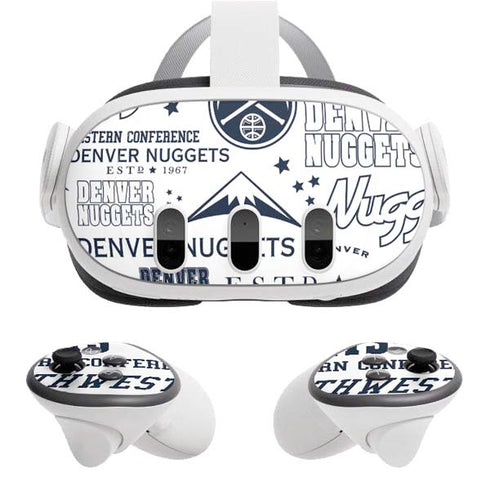 NBA Denver Nuggets Historic Blast Meta Quest 3 Skin