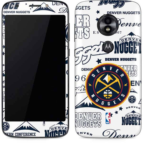 NBA Denver Nuggets Historic Blast Moto E5 Play Skin