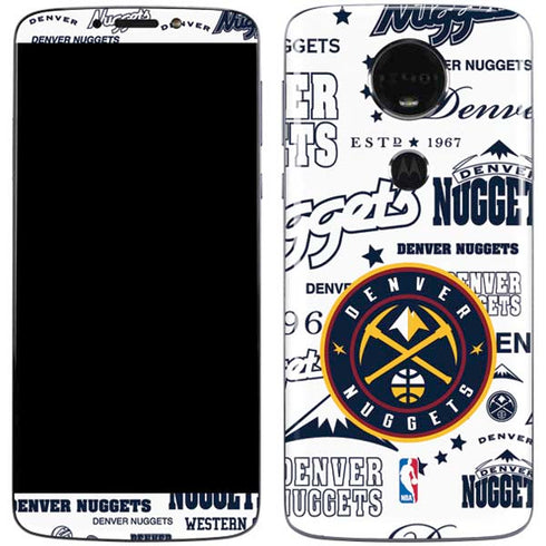 NBA Denver Nuggets Historic Blast Moto E5 Plus Skin