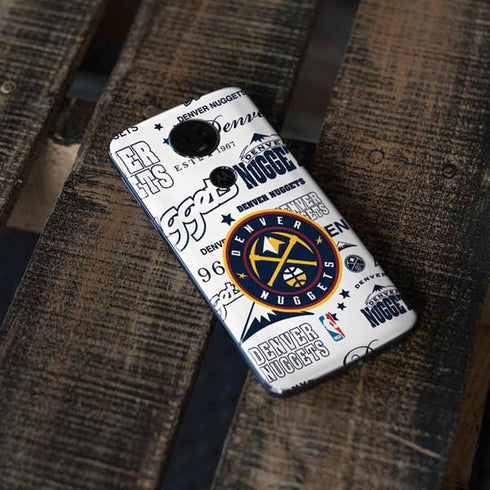 NBA Denver Nuggets Historic Blast Moto E5 Plus Skin