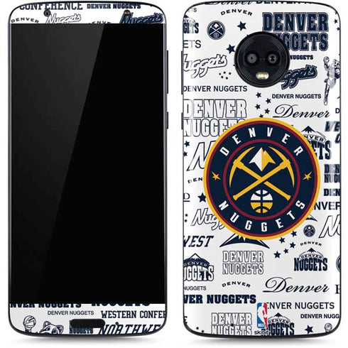 NBA Denver Nuggets Historic Blast Moto G6 Skin