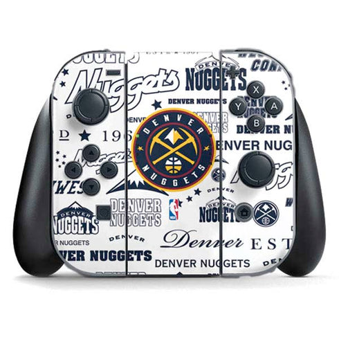 NBA Denver Nuggets Historic Blast Nintendo Switch (2017-2021) Joy-Con Controller Skin