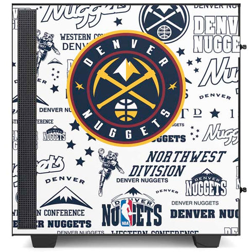NBA Denver Nuggets Historic Blast NZXT H510 Compact ATX Mid-Tower Case Skin