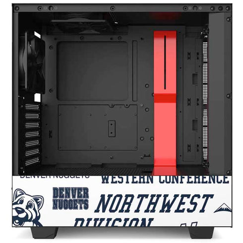 NBA Denver Nuggets Historic Blast NZXT H510 Compact ATX Mid-Tower Case Skin