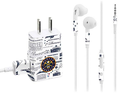 NBA Denver Nuggets Historic Blast Phone Charger Skin