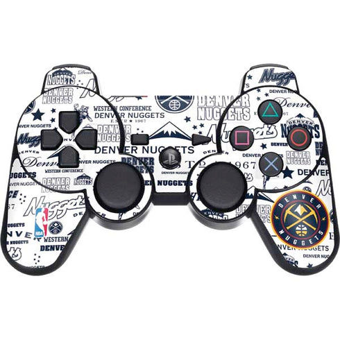 NBA Denver Nuggets Historic Blast PS3 Dual Shock wireless controller Skin