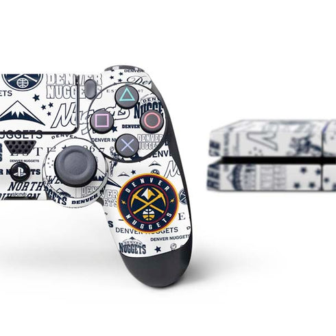 NBA Denver Nuggets Historic Blast PS4 Console and Controller Bundle Skin