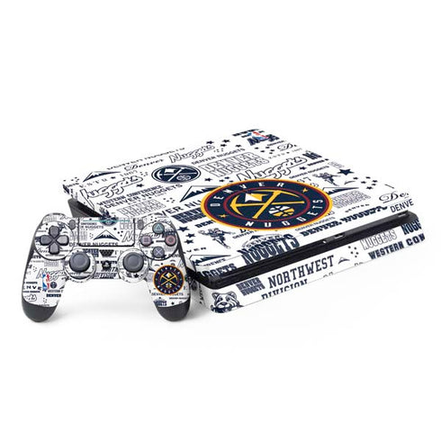 NBA Denver Nuggets Historic Blast PS4 Slim Bundle Skin