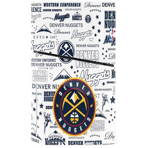 NBA Denver Nuggets Historic Blast PS5 Slim Disk Console Skin