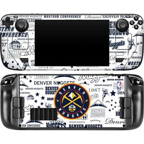 NBA Denver Nuggets Historic Blast Steam Deck Handheld Gaming Computer Skin