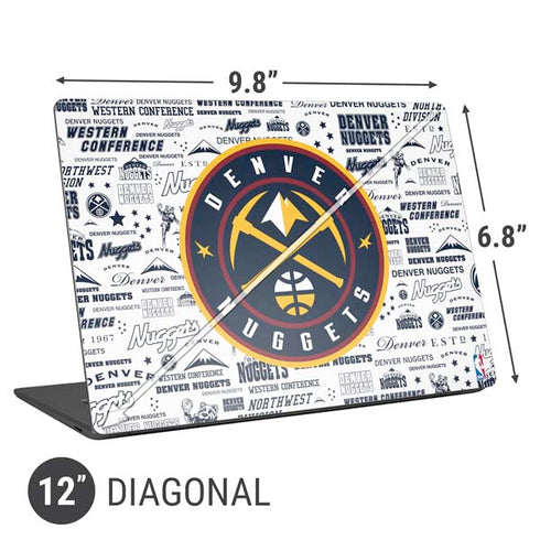 NBA Denver Nuggets Historic Blast Universal Laptop 12in (9.8 x 6.8in) Skin