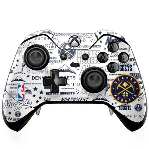 NBA Denver Nuggets Historic Blast Xbox One Elite Controller Skin
