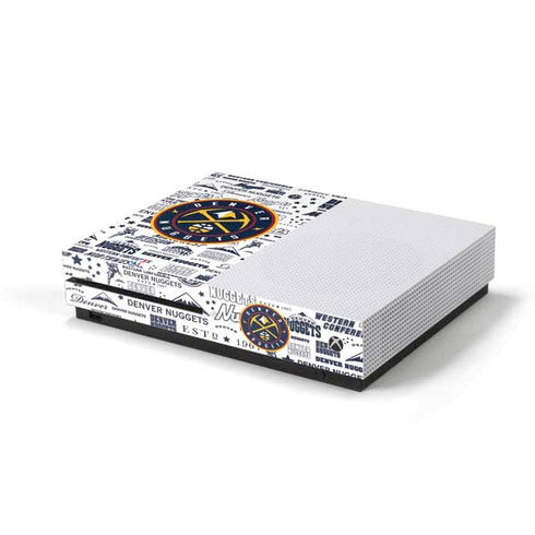 NBA Denver Nuggets Historic Blast Xbox One S Console Skin