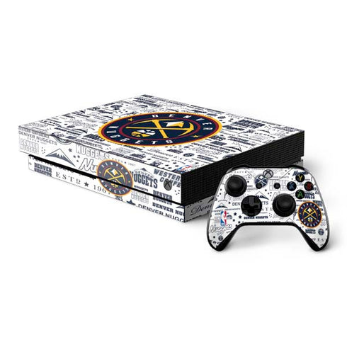 NBA Denver Nuggets Historic Blast Xbox One X Bundle Skin