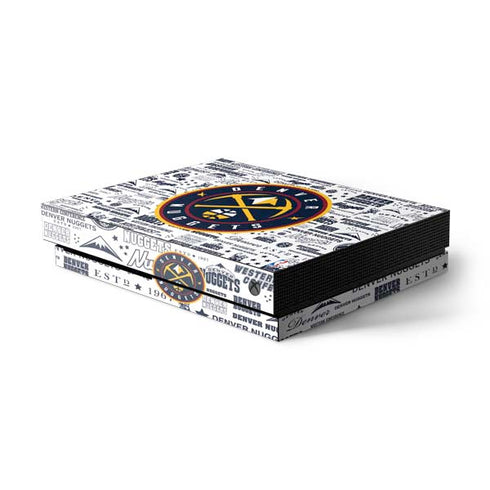 NBA Denver Nuggets Historic Blast Xbox One X Console Skin