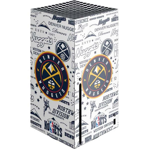 NBA Denver Nuggets Historic Blast Xbox Series X Console Skin