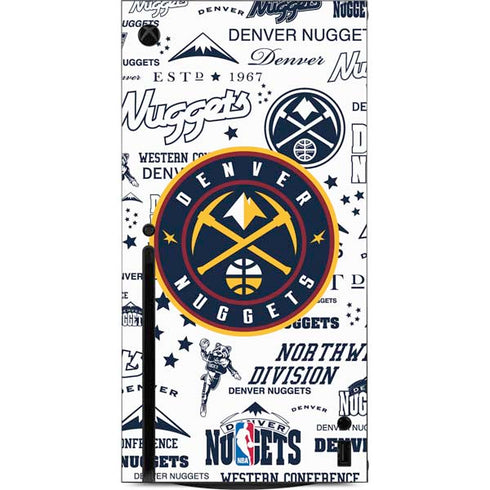NBA Denver Nuggets Historic Blast Xbox Series X Console Skin