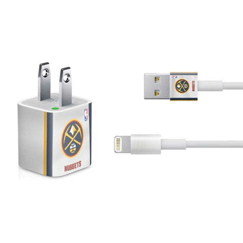 NBA Denver Nuggets iPhone Charger (5W USB) Skin
