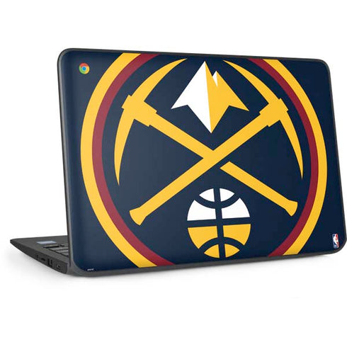 NBA Denver Nuggets Large Logo HP Chromebook Skin
