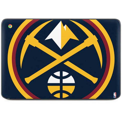 NBA Denver Nuggets Large Logo HP Chromebook Skin