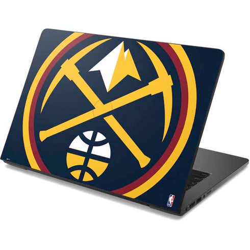 NBA Denver Nuggets Large Logo Dell Chromebook Skin