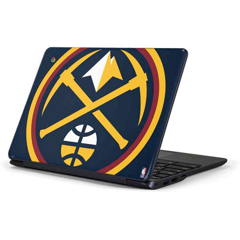NBA Denver Nuggets Large Logo Samsung Chromebook Skin