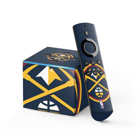NBA Denver Nuggets Large Logo Fire TV Cube Skin