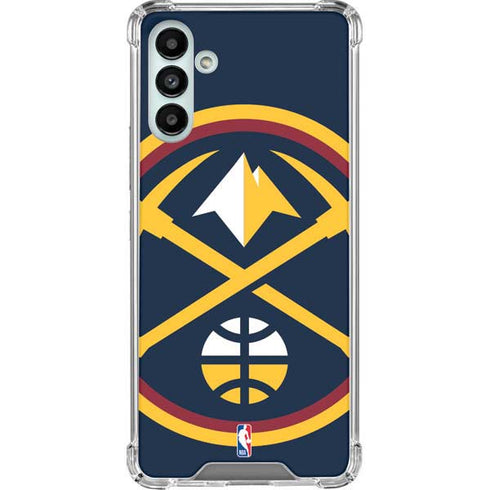NBA Denver Nuggets Large Logo Galaxy A13 5G Clear Case