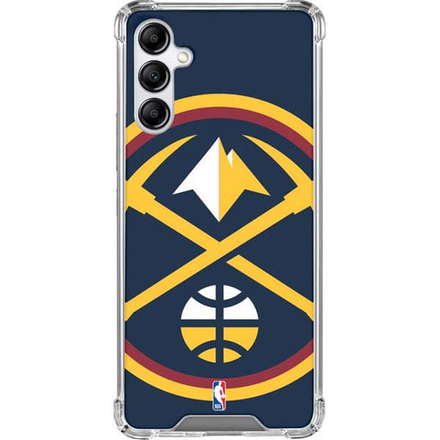 NBA Denver Nuggets Large Logo Galaxy A14 5G Clear Case