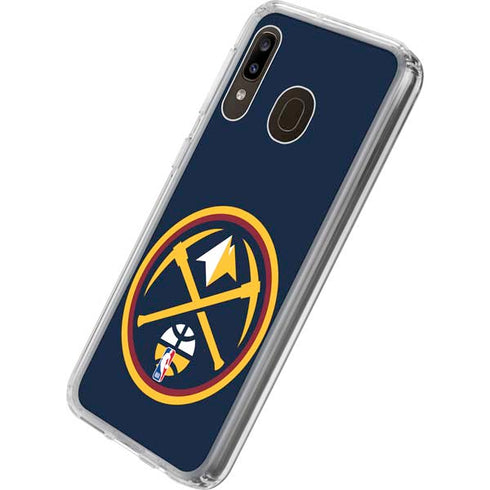 NBA Denver Nuggets Large Logo Galaxy A20 Clear Case