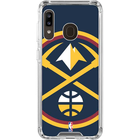 NBA Denver Nuggets Large Logo Galaxy A30 Clear Case