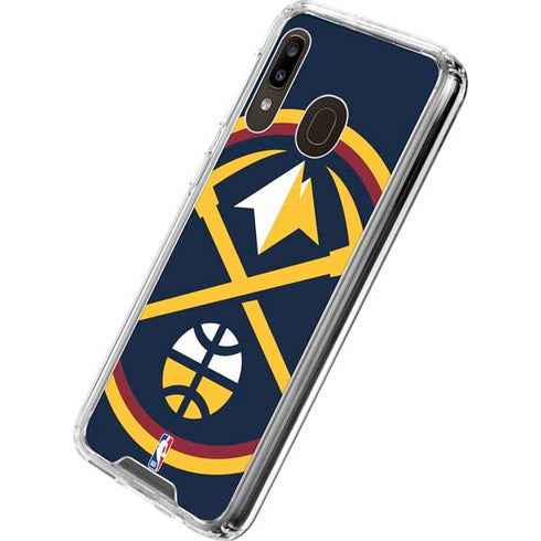 NBA Denver Nuggets Large Logo Galaxy A30 Clear Case