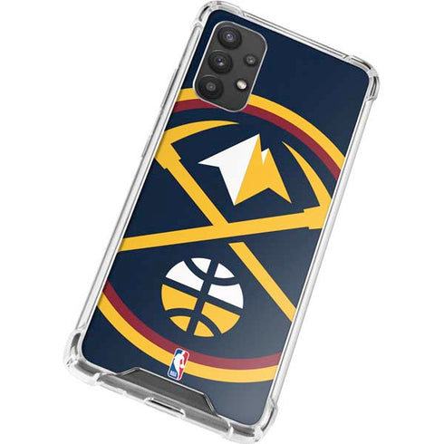 NBA Denver Nuggets Large Logo Galaxy A32 5G Clear Case