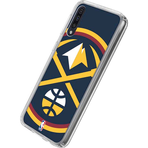 NBA Denver Nuggets Large Logo Galaxy A50 Clear Case