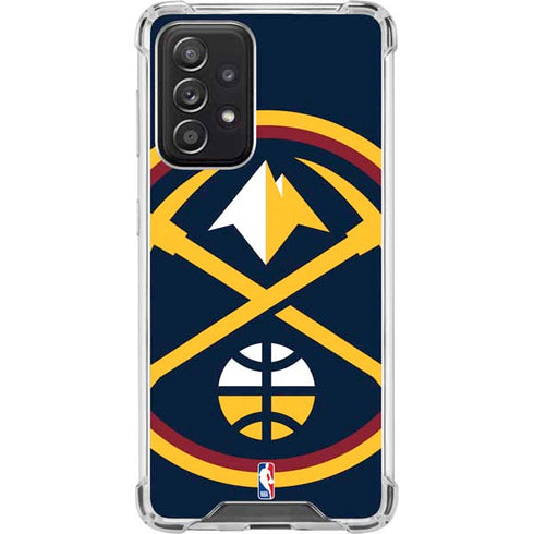 NBA Denver Nuggets Large Logo Galaxy A52 5G Clear Case