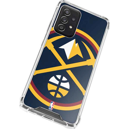 NBA Denver Nuggets Large Logo Galaxy A52 5G Clear Case