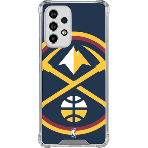 NBA Denver Nuggets Large Logo Galaxy A53 5G Clear Case