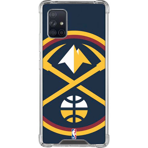 NBA Denver Nuggets Large Logo Galaxy A71 5G Clear Case