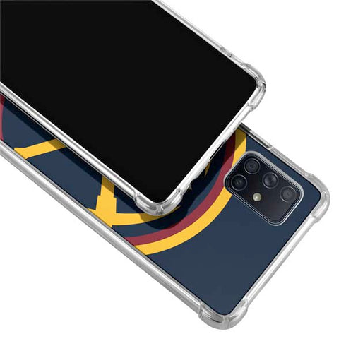 NBA Denver Nuggets Large Logo Galaxy A71 5G Clear Case