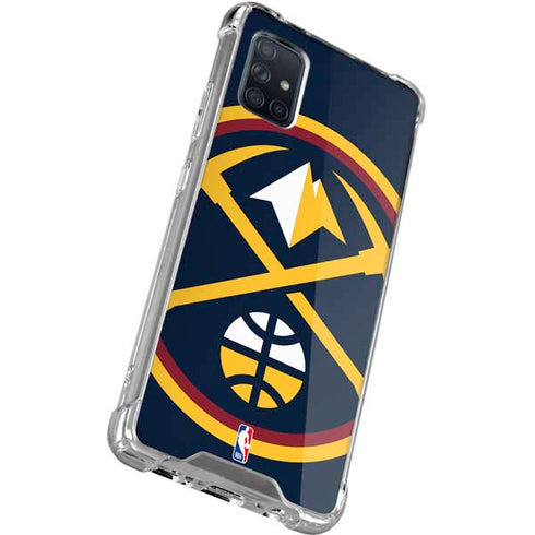 NBA Denver Nuggets Large Logo Galaxy A71 5G Clear Case