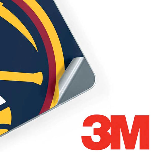 NBA Denver Nuggets Large Logo Galaxy Book 12in Skin