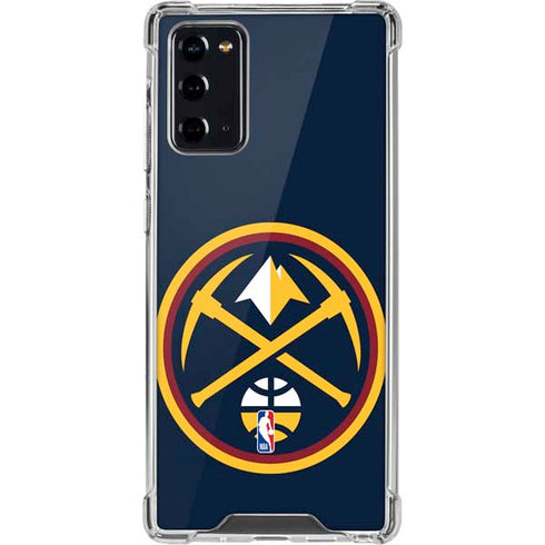 NBA Denver Nuggets Large Logo Galaxy Note20 5G Clear Case