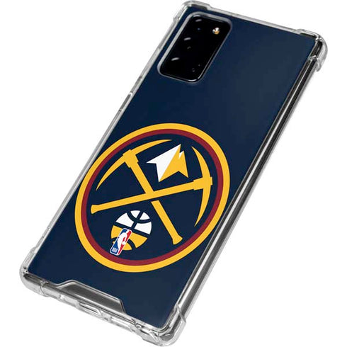 NBA Denver Nuggets Large Logo Galaxy Note20 5G Clear Case