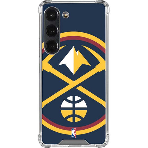 NBA Denver Nuggets Large Logo Galaxy S23 Clear Case