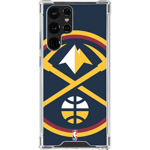 NBA Denver Nuggets Large Logo Galaxy S24 Ultra Clear Case