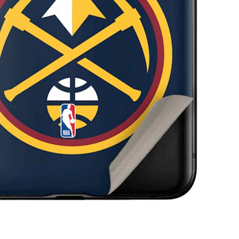 NBA Denver Nuggets Large Logo Galaxy Z Flip Skin