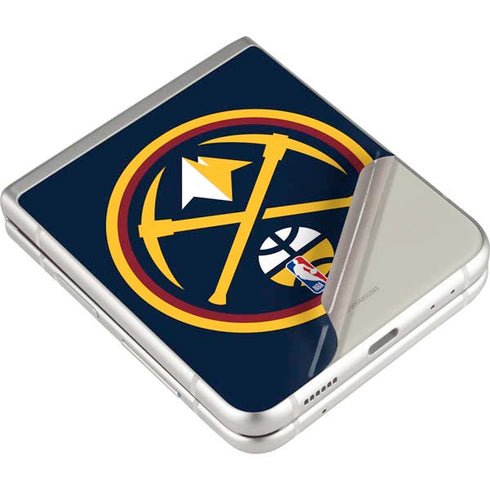 NBA Denver Nuggets Large Logo Galaxy Z Flip3 5G Skin