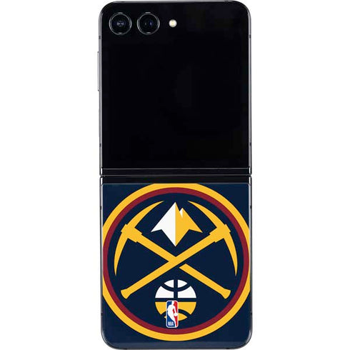 NBA Denver Nuggets Large Logo Galaxy Z Flip5 5G Skin