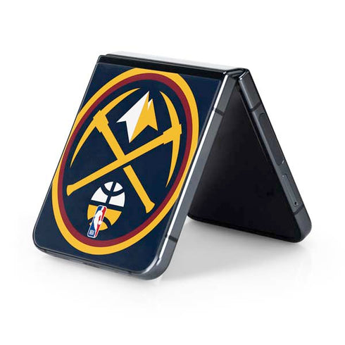 NBA Denver Nuggets Large Logo Galaxy Z Flip5 5G Skin